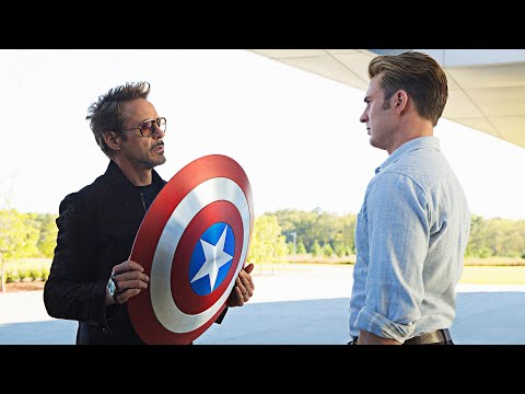 Avengers Endgame | Tony Gives Steve His Shield Back Scene - IMAX