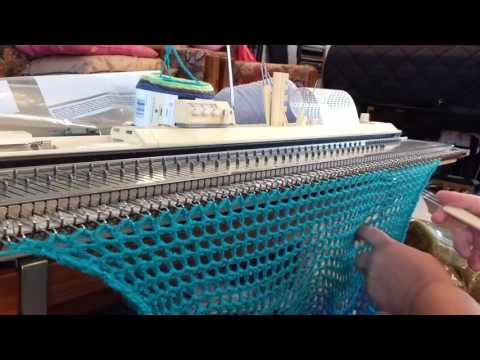 Crochet-like Stitch on Knitting Machine