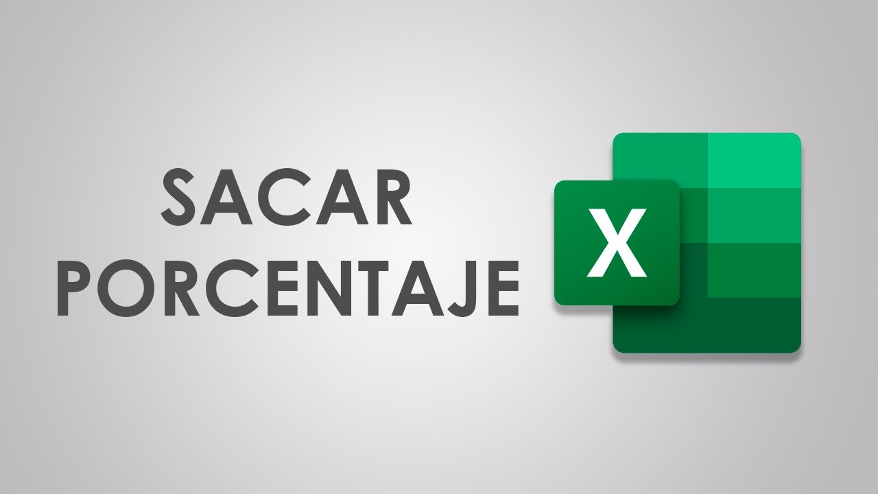 Cómo sacar PORCENTAJES en Excel
