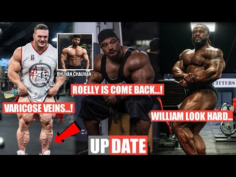 roelly winklaar come back..?/William bonac+Nick Waller+Quinton eriya physique update/#bodybuilding