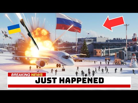 BLOODY CHRISTMAS! Ukraine STRIKES Moscow Airport at Peak Hour | Russian Ukraine War