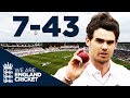 The King Of Swing At His Best Anderson Takes Brilliant 7 43 V New Zealand 2008 Full Highlights