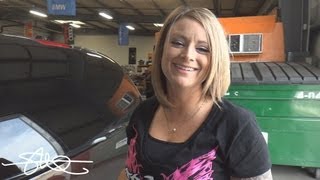 Beautiful Tattoo'd Wife - Massive NON WALL BASS Hairtrick - 4 18's 30,000 Watts