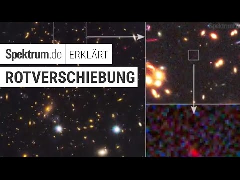 Rotverschiebung: Spektrum erklärt