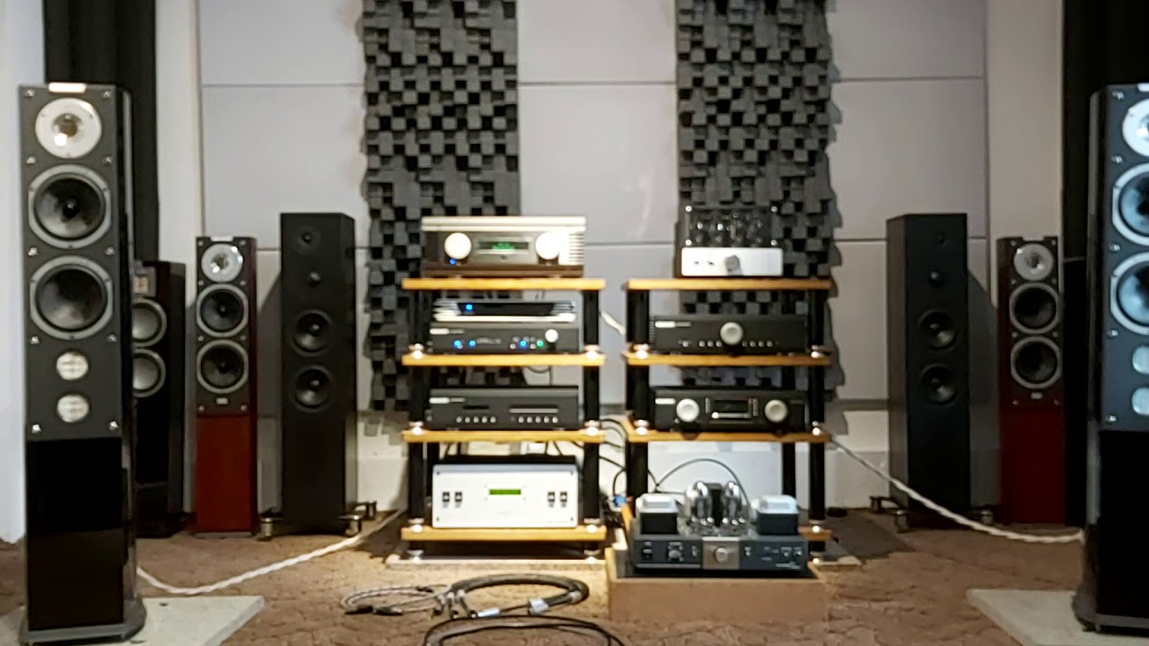 Musical Fidelity NuVista 600, Audiovector SR6 Arrete, Musical Fidelity M6s DAC, ARIA server.