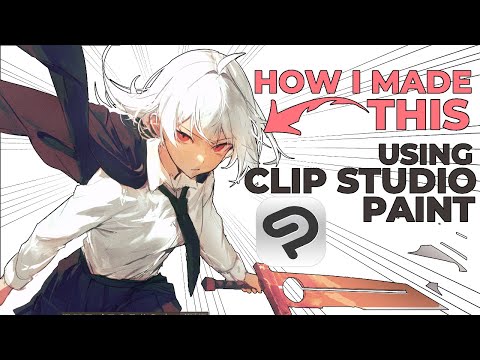 HOW I DRAW DIGITAL ART USING CLIP STUDIO PAINT