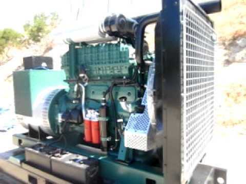 Volvo 400 kW Skid Mounted Diesel Generator Set