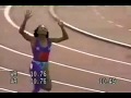 W 100m Florence Griffith Joyner 10 49 Indianapolis USA 1988 World Record