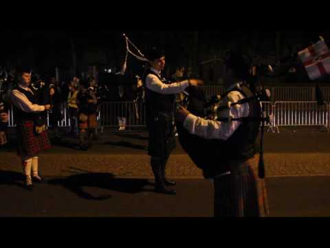 Marching after Firework (Feu d'artifice) Festival Interceltique Lorient 2016