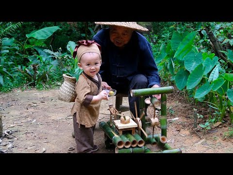 农村老爷爷展示多种手工艺绝活，作品精湛，不愧是几十年的老木匠