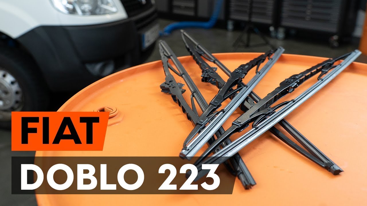 Come cambiare spazzole tergicristallo della parte anteriore su Fiat Doblo Cargo - Guida alla sostituzione