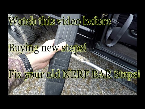 How to - Repair nerf bar steps on your vehicle!