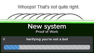 Roblox REMOVED the captcha system...