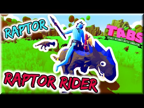 Raptor and Raptor Rider vs Every Unit + Location - TABS Team Border update