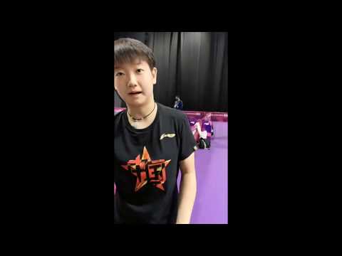 Players practised before Mixed Team R16 (2018 YOG)