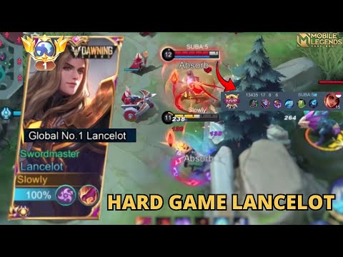 LANCELOT VS ESMERALDA JUNGLER!! GILAAA KERAS BANGET SAMPE MASUK KE DALAM TURET!! - MOBILE LEGENDS