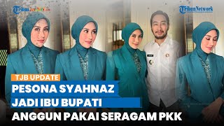 Punya Jabatan Baru, Intip Pesona Syahnaz Sadiqah seusai Jadi Ibu Bupati, Anggun Pakai Seragam PKK