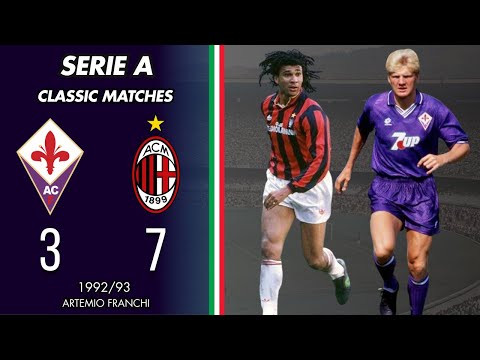 Fiorentina-Milan | Serie A 1992/93 | Spettacolo di Van Basten & Gullit a Firenze!