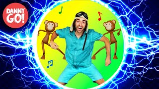 The Monkey Dance ⚡️HYPERSPEED REMIX⚡️/// Danny Go! Songs for Kids
