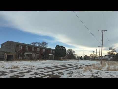 St. Marie Montana - Leaving the ghost town in winter time