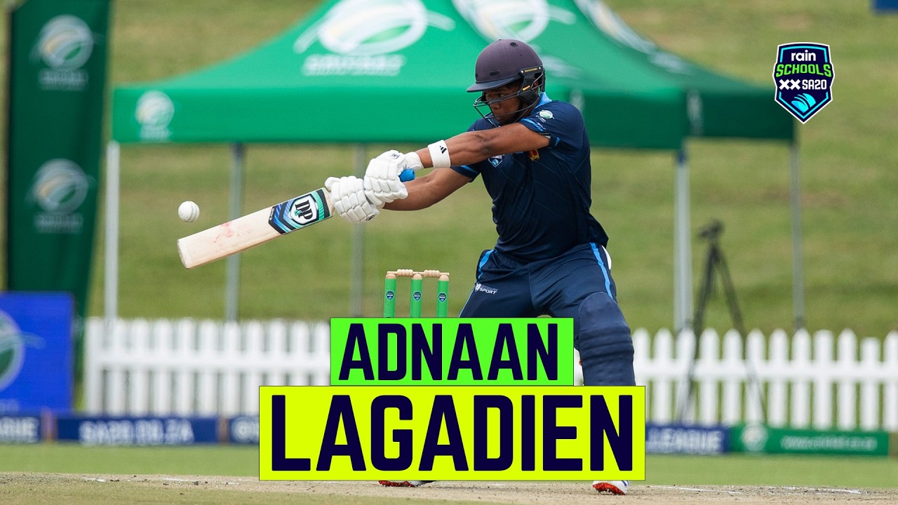 Graduate alert! Adnaan Lagadien, from dominating Schools SA20 Volume 1 to pro century