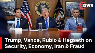 Opening Remarks: Trump, Vance, Rubio & Hegseth Speak on Border Security, Economy, Iran & Fraud |AC1E