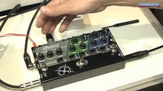 Video thumbnail for Radial BassBone OD Demo - Sweetwater at Winter NAMM 2014 by Sweetwater
