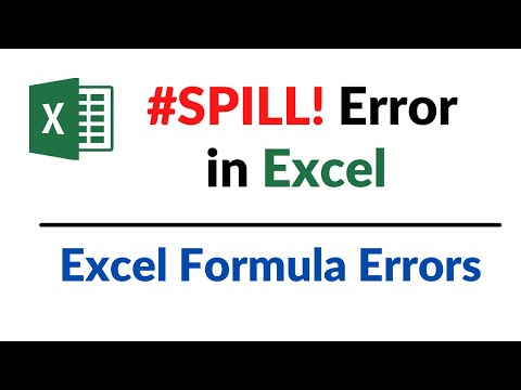 #SPILL! Error in Excel