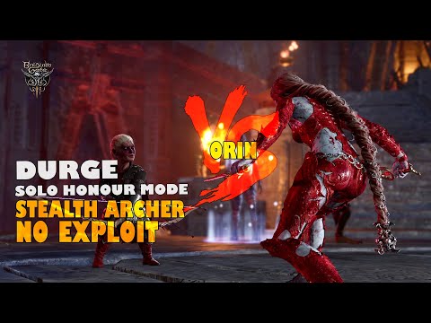 Solo Stealth Archer VS Orin | Act 3 | Solo Honour Mode | PATCH 8 | BG3