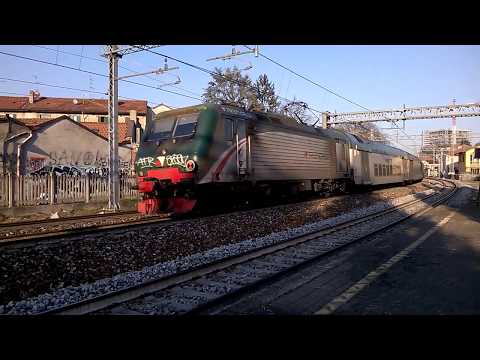 E464 304+7 2 piani Trenord - Monza Sobborghi - 02/01/2020