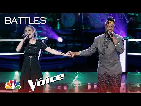 The Voice 2018 Battle - D.R. King vs. Jackie Foster: "Sign of the Times"