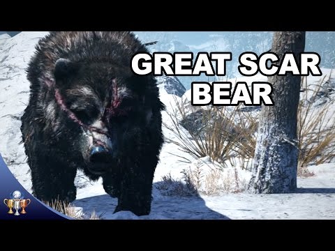 Far Cry Primal - Great Scar Bear Beast Master Hunt - Big Teddy Trophy / Achievement