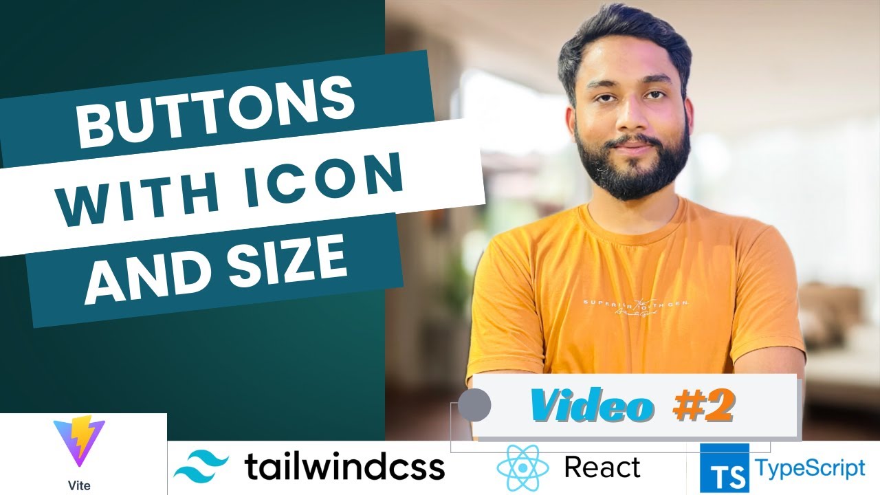 Button Component with Variants, Icons & Sizes in React | How to Create Components in React