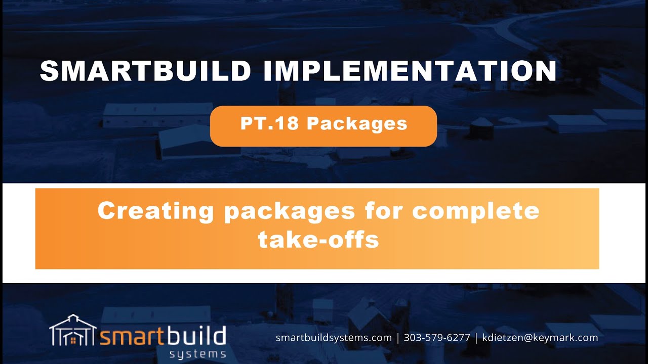 Smartbuild Implementation: Pt 18 _ Packages