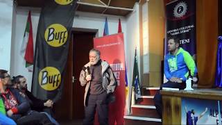 Alexandru Floricioiu vorbind despre premiera Fisurii Albastre 1956