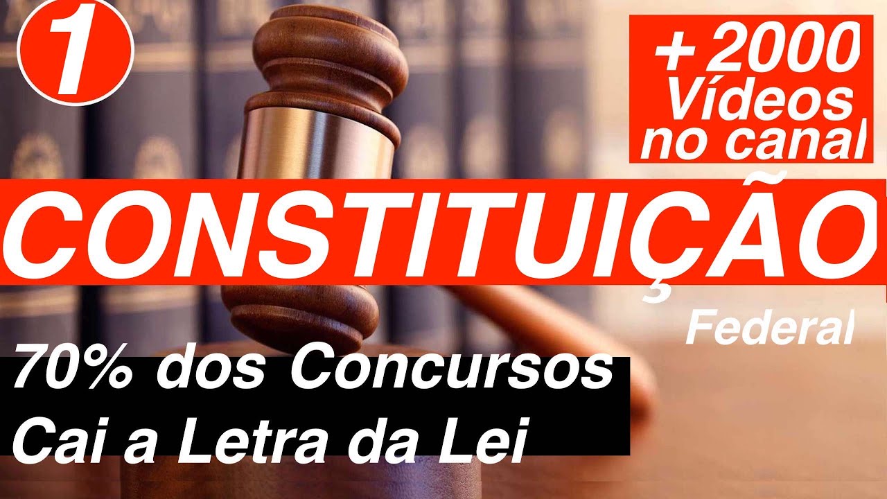 Constituição Federal  - Art  1 a 5 - cf88