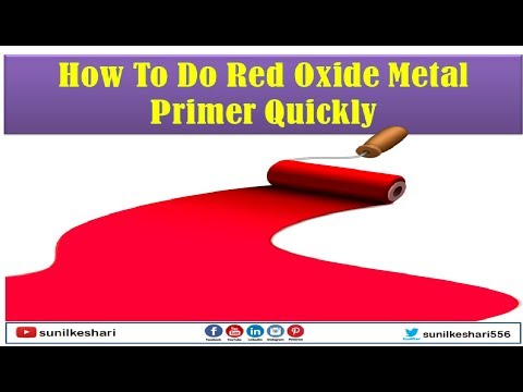 How to do Red Oxide Metal Primer Quickly