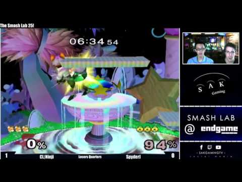 SL25 Losers Quarters - CL|Ninji (Fox) vs SpyderJ (Sheik)