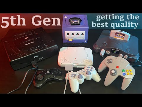 5th Gen Game Consoles - How to get the best possible video quality for playing and streaming?