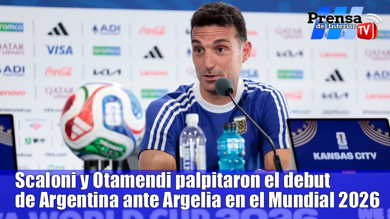 Scaloni y Otamendi anticiparon el debut de Argentina ante Argelia en el Mundial 2026