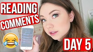 READING COMMENTS! Vlogmas Day 5  Meredith Foster