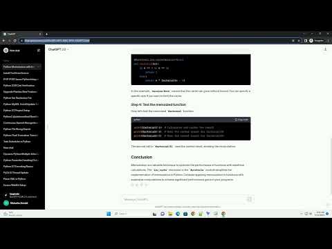Memoize A Single Argument In Python Method