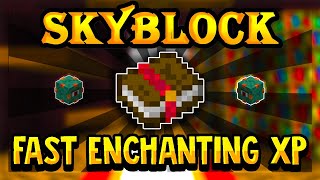 The FASTEST Way To Get Enchanting XP in Hypixel Skyblock!!