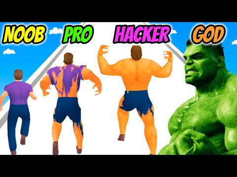 NOOB vs PRO vs HACKER vs GOD - Rage Control 3D