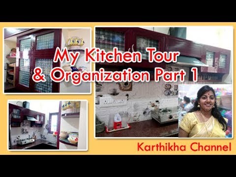 Kitchen Tour in Tamil | Kitchen Organization ideas in Tamil | Indian Kitchen Tour - Part 01 Video