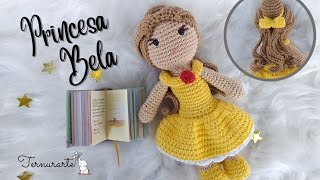 [passo a passo] Boneca Princesa Bela em crochê amigurumi - Parte 1/2