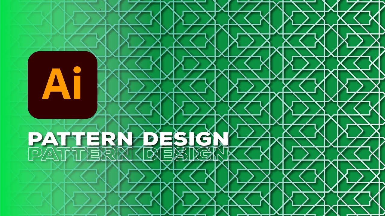Four Fold geometric pattern Adobe Illustrator Tutorial