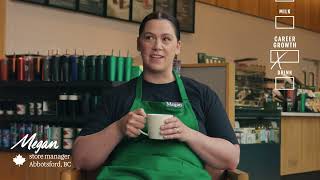 Meet Megan, a Starbucks partner