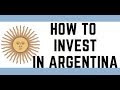 STOCK MARKET IN ARGENTINA IS DOWN