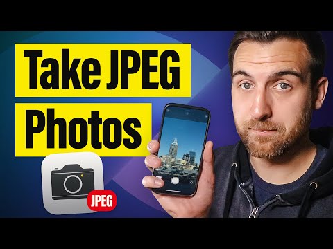 How to Take JPEG Photos on iPhone